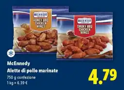 Lidl Mcennedy Alette di pollo marinate offerta