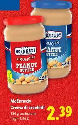 Lidl McEnnedy Crema di arachidi offerta