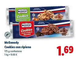 Lidl Mcennedy Cookies con ripieno offerta