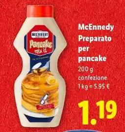 Lidl Mcennedy Preparato per pancake offerta