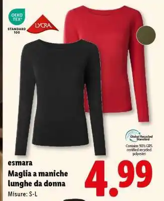Lidl esmara offerta