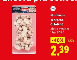 Lidl Noriberica Tentacoli di totano offerta