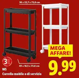 Lidl W5 Carrello mobile o di servizio offerta