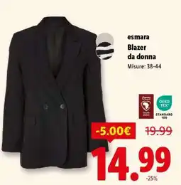 Lidl esmara Blazer da donna offerta