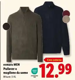 Lidl esmara MEN offerta