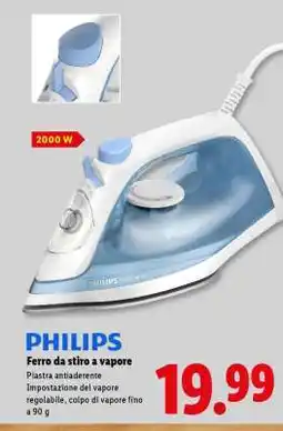 Lidl PHILIPS Ferro da stiro a vapore offerta