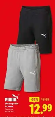 Lidl PUMA Shorts sportivi da uomo offerta
