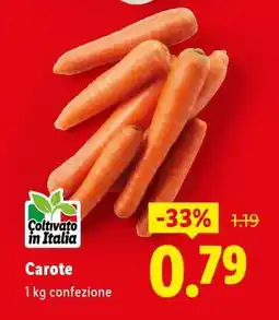 Lidl Carote offerta