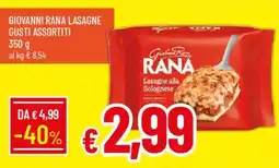 Galassia Giovanni rana lasagne offerta