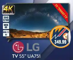 New Wondertech LG TV 55" UA751 offerta