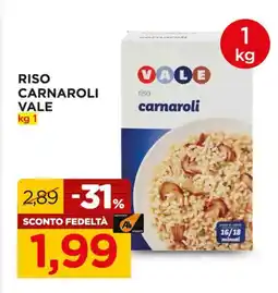 Alì Supermercati Riso carnaroli VALE offerta