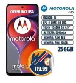 New Wondertech MOTOROLA G15 offerta