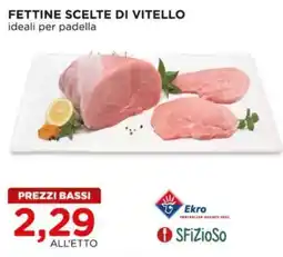 Alì Supermercati Fettine scelte di vitello offerta