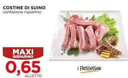 Alì Supermercati Costine di suino offerta