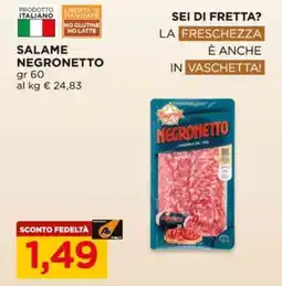 Alì Supermercati Salame negronetto NEGRONI offerta