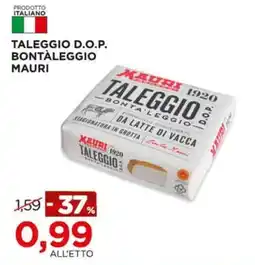 Alì Supermercati Taleggio d.o.p. bontàleggio MAURI offerta
