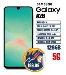 New Wondertech SAMSUNG Galaxy A26 offerta