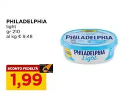 Alì Supermercati PHILADELPHIA light offerta