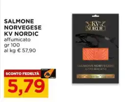 Alì Supermercati Salmone norvegese KV NORDIC offerta