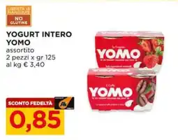 Alì Supermercati Yogurt intero YOMO offerta