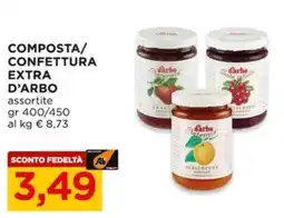 Alì Supermercati Composta/ confettura extra D'ARBO offerta