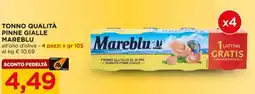Alì Supermercati Tonno qualità pinne gialle MAREBLU offerta