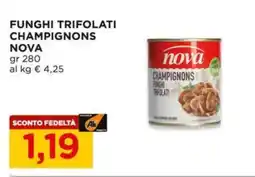 Alì Supermercati Funghi trifolati champignons NOVA offerta