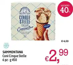 A&O SAMMONTANA Coni Cinque Stelle 6 pz offerta