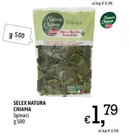 A&O Selex natura chiama spinaci offerta