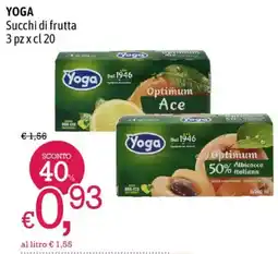 A&O YOGA Succhi di frutta offerta