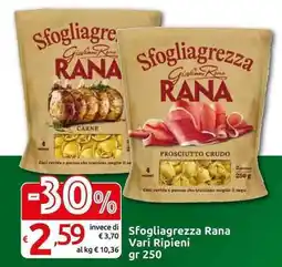 Carrefour Express Sfogliagrezza Rana Vari Ripieni offerta