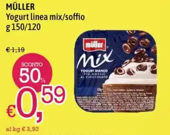 MÜLLER Yogurt linea mix/soffio