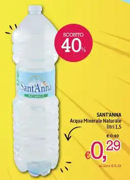 A&O SANT'ANNA Acqua Minerale Naturale offerta