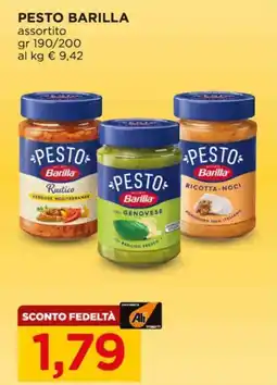 Alì Supermercati Pesto BARILLA offerta