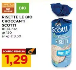 Alì Supermercati Risette le bio croccanti SCOTTI offerta