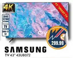 New Wondertech SAMSUNG TV 43" 43U8072 offerta
