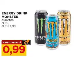 Alì Supermercati Energy drink MONSTER offerta
