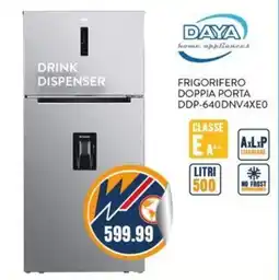 New Wondertech DAYA FRIGORIFERO DOPPIA PORTA DDP-640DNV4XE0 offerta