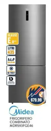 New Wondertech Midea FRIGORIFERO COMBINATO MDR593FGE46 offerta