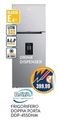 New Wondertech DAYA FRIGORIFERO DOPPIA PORTA DDP-455DNM offerta