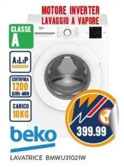 New Wondertech beko LAVATRICE BMWU31021W offerta