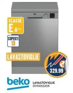New Wondertech beko LAVASTOVIGLIE DVN05320X offerta