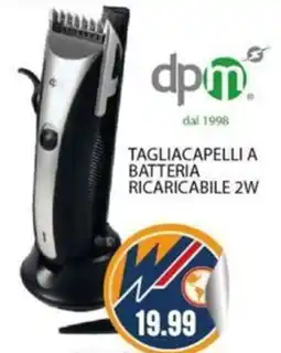 New Wondertech dpm TAGLIACAPELLI A BATTERIA RICARICABILE 2W offerta