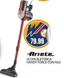 New Wondertech Ariete scopa elettrica handy force con filo offerta