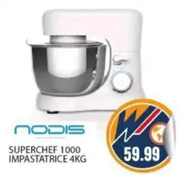 New Wondertech NODIS SUPERCHEF 1000 IMPASTATRICE 4KG offerta