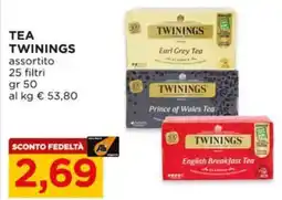 Alì Supermercati Tea TWININGS offerta