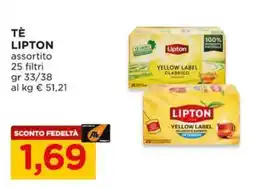 Alì Supermercati Tè LIPTON offerta