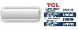 New Wondertech TCL CLIMA SN09F 9000BTU offerta