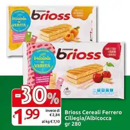 Carrefour Express Brioss Cereali Ferrero Ciliegia/Albicocca offerta