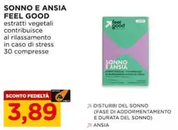 Alì Supermercati Sonno e ansia FEEL GOOD offerta